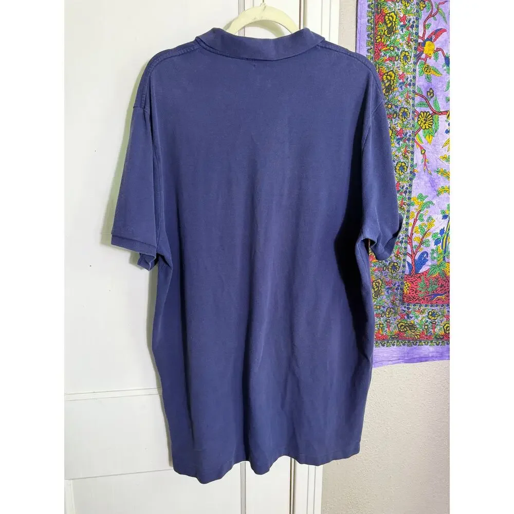 Polo Ralph Lauren Classic Fit Polo Shirt XL Blue Short Sleeve Pony Logo Cotton